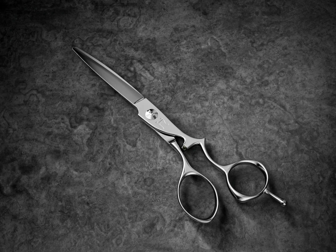 HH11 Tsuku - 5.5 Inches Hair Shears- Wet Cutting Blade with 20 Degree Offset Handle
