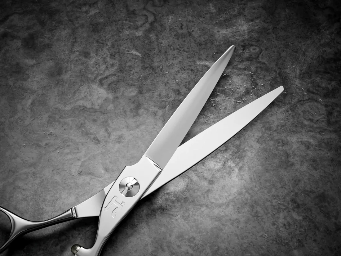 HH11 Tsuku - 5.5 Inches Hair Shears- Wet Cutting Blade with 20 Degree Offset Handle