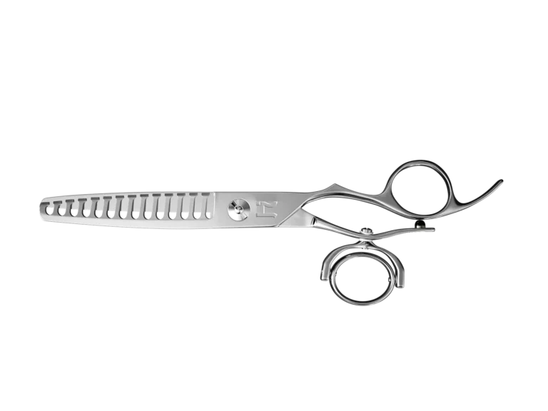 HH313T Hanashi Aru Swivel - 14 Teeth - Deep Texture Hair Shears - Screw-in Bumper