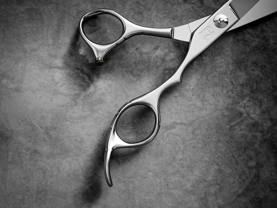 HH4 Menuki - 6.0 Inch Dry Steel Blend Detailing Shears - Ergonomic Handle
