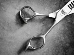 HHVT1 Mamba Texturizer - 14 Teeth - Dry Cutting Japanese Steel Shears - Brushed Handle