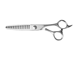 HHVT1 Mamba Texturizer - 14 Teeth - Dry Cutting Japanese Steel Shears - Brushed Handle