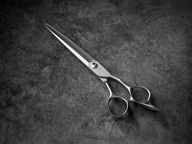 HHCW Karu - 7.0 Inches Right Handed Shears for Deep Point Cutting - Wet/Dry Hair