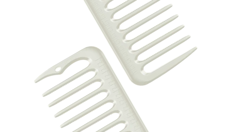 Hanzo Large Wide Tooth Cutting Comb – White