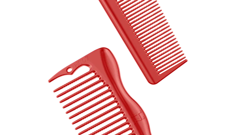 Hanzo Barbering Taper Comb – Red
