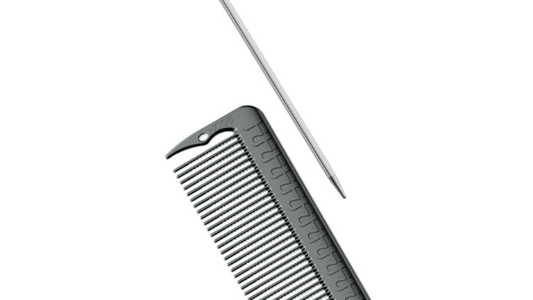 Hanzo Fine Tooth Tail Comb – Black