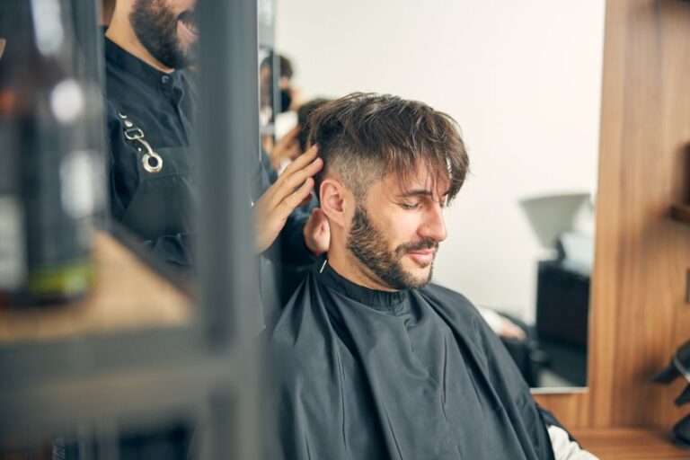 barber shear guide for precision fade cutting