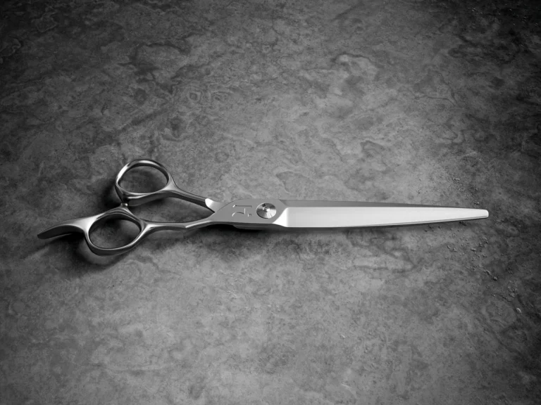 offset handle professional shears support comfortable cutting posture